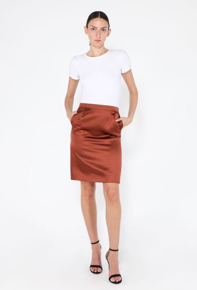 Loro Piana Silvia Silk & Cashmere Duchesse Skirt, 2024 - 1