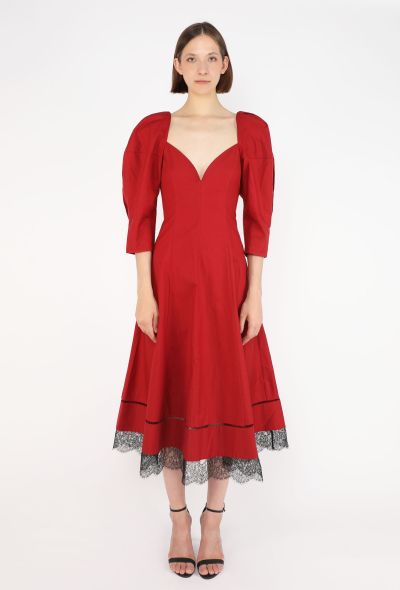 Khaite Dina Lace Trim Dress, 2020 - 1