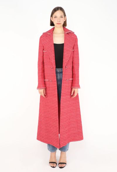 Chanel 2020 Iridescent Tweed 'CC' Coat - 2