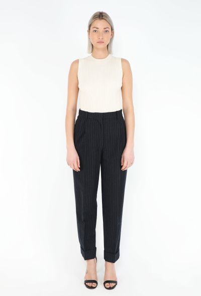 Céline Iconic 2012 Pinstripe Pleated Trousers - 1