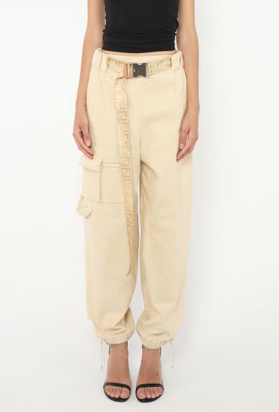 Fendi 2018 Belted Cargo Pants - 2