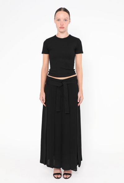 Valentino Pleated Silk Palazzo Pants - 2 Valentino Pleated Silk Palazzo Pants - 2