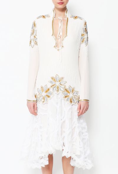                             Embellished Lace Dress - 2