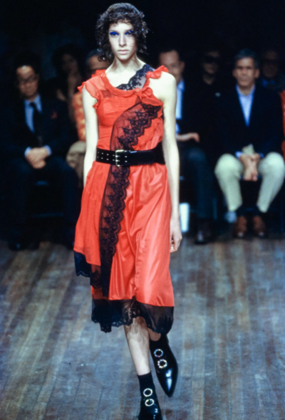                                         F/W 2001 Layered Lace Skirt-2