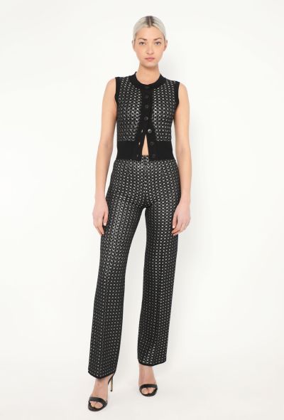 Alaïa S/S 2016 Lamé Vest Ensemble - 1 Alaïa S/S 2016 Lamé Vest Ensemble - 1