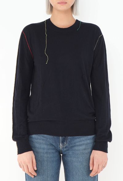 Céline Deconstructed Seam Triomphe Sweater - 1
