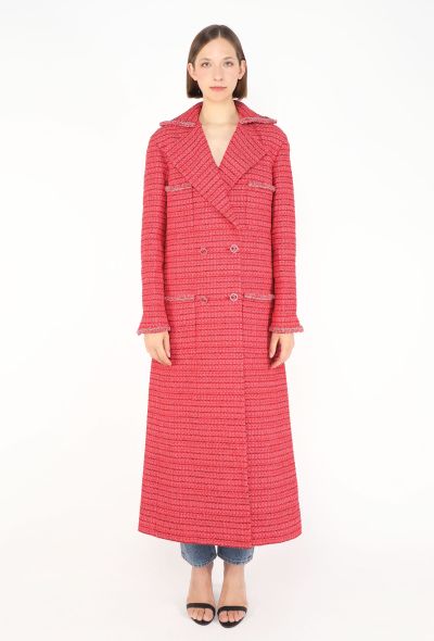 Chanel 2020 Iridescent Tweed 'CC' Coat - 1