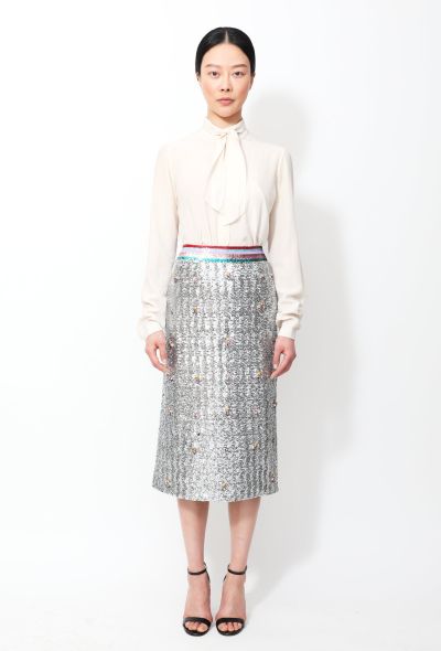 Modern Designers Mary Katrantzou Resort 2018 Sigma Sequin Skirt - 1