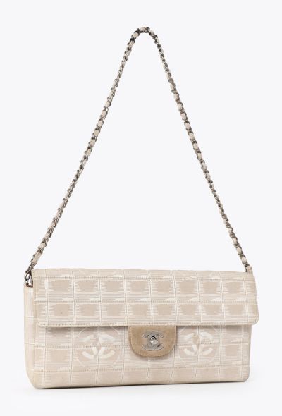 Chanel East West Chocolate Bar Flap Bag - 2 Chanel East West Chocolate Bar Flap Bag - 2