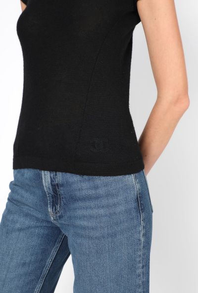 Chanel Alpaca Knit 'CC' Top - 2 Chanel Alpaca Knit 'CC' Top - 2