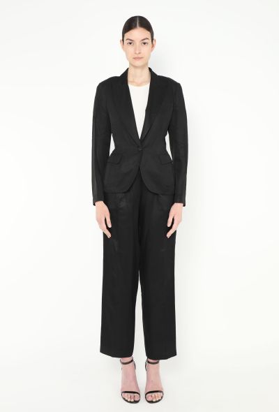 Alaïa Vintage Cinched Twill Suit - 1 Alaïa Vintage Cinched Twill Suit - 1