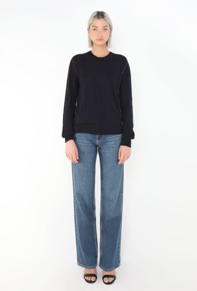 Céline Deconstructed Seam Triomphe Sweater - 2