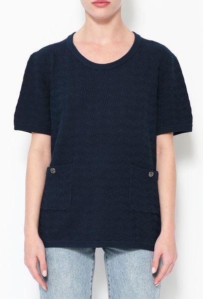                                         2014 Textured Knit Top-1