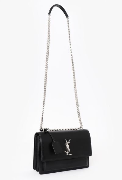 Saint Laurent Black Medium Sunset Bag - 2 Saint Laurent Black Medium Sunset Bag - 2