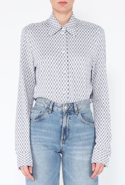 Céline Classic Printed Button Down - 1