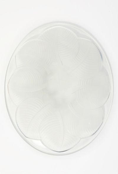 Vintage Objects & Decor 1930s Verlys Art Deco Frosted Plate - 2 Vintage Objects & Decor 1930s Verlys Art Deco Frosted Plate - 2