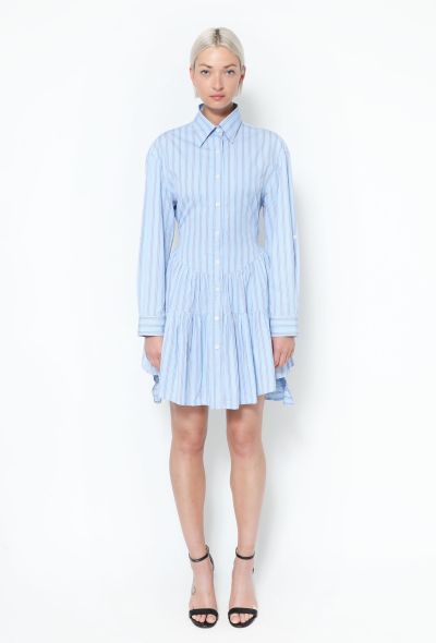 Miu Miu 2019 Striped Cotton Shirt Dress - 1