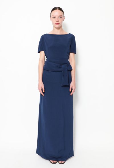 Balenciaga Edition Belted Silk Gown - 1