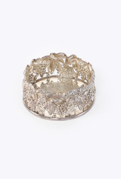 Dior Vintage Silver-Plated Wine Coaster - 2