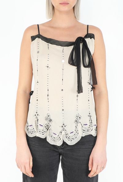 Prada Iconic Spring 2000 Embellished Lip Top - 1