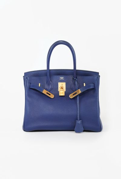 Hermès Bleu Sapphire Togo Birkin 30 - 2 Hermès Bleu Sapphire Togo Birkin 30 - 2