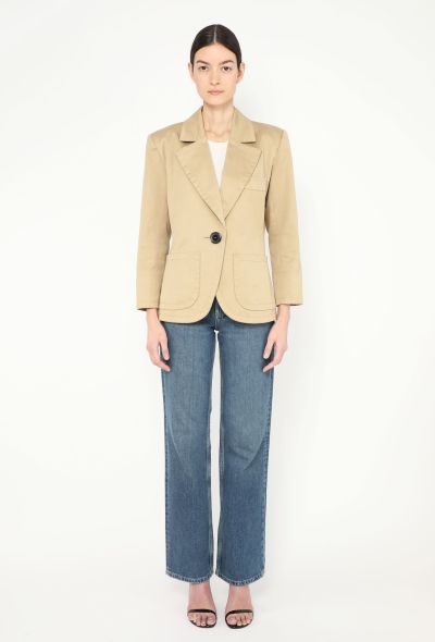 Saint Laurent Vintage Classic Gabardine Blazer - 2