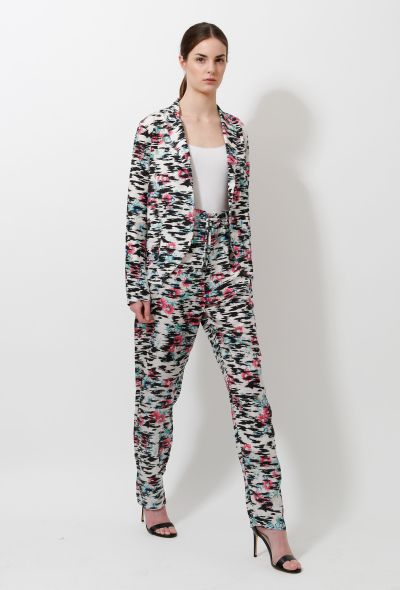                                         Floral Silk Suit -2