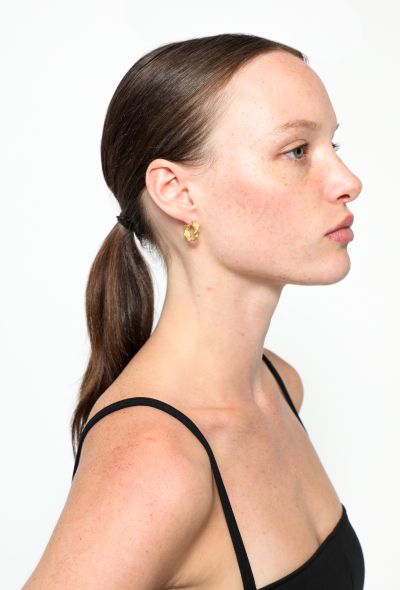                             18k Yellow Gold Earrings - 2