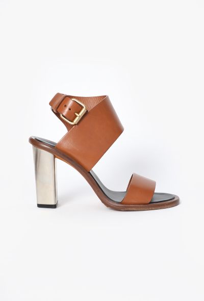 Céline Resort 2010 Bam Bam Sandals Camel Brown - 1