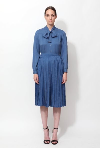 Balenciaga 80s "BB" Logo Skirt Ensemble - 1