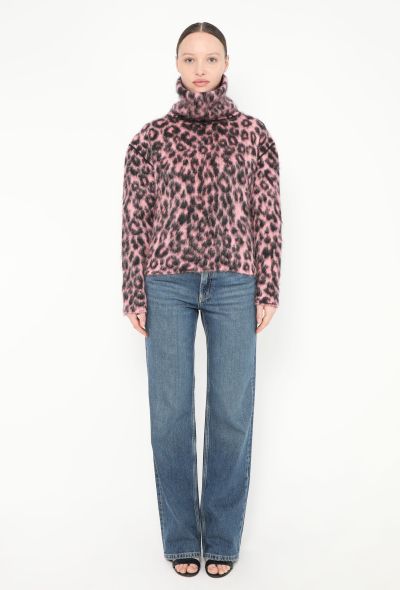 Céline Fall 2014 Leopard Mohair Sweater - 2
