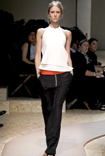 Céline S/S 2011 Leather Strap Halter Top - 2