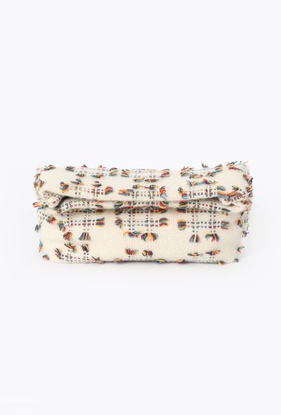 Gabriela Hearst Phoebe Fold-Over Cashmere Clutch - 1 Gabriela Hearst Phoebe Fold-Over Cashmere Clutch - 1