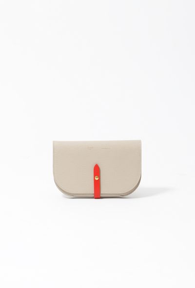 Céline Taupe Colorblock Mini Wallet - 2