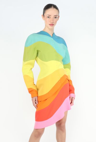 Thierry Mugler ULTRA COLLECTOR S/S 1990 Rainbow Ensemble - 1