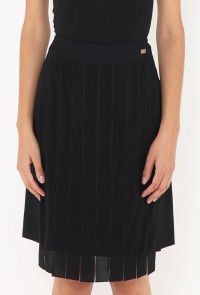 Chanel 2012 Pleated 'CC' Skirt - 2