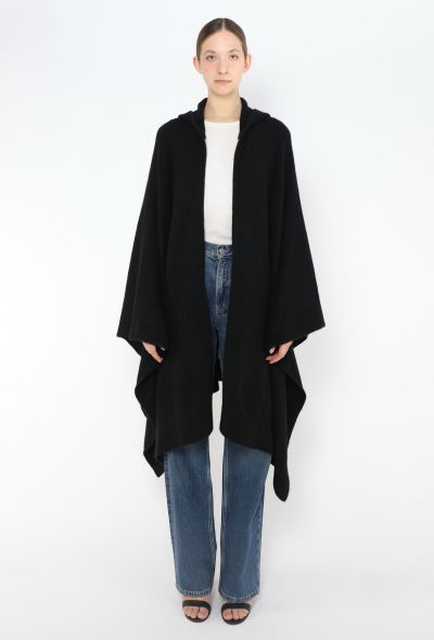 The Row Cashmere Hooded Cape - 1