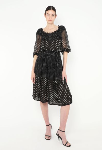 Valentino '70s Polka Dot Silk Dress - 1 Valentino '70s Polka Dot Silk Dress - 1
