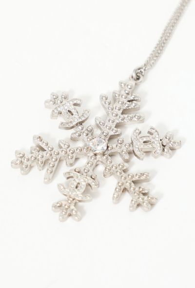                             2006 Snowflake 'CC' Necklace - 2