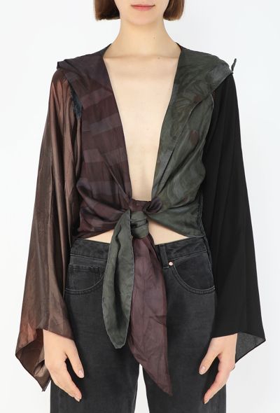 Maison Margiela Artisanal Upycled Foulard Top, S/S 1992 - 1