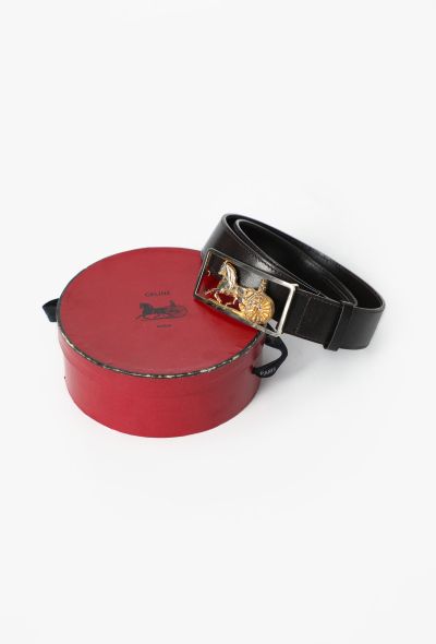 Céline '70s Calèche Leather Belt - 1