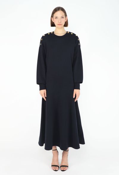 Alexander McQueen Naval Fluted Maxi Dress - 1
