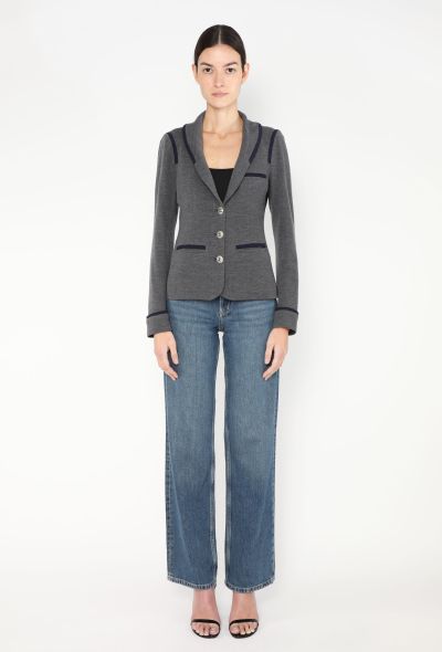 Chanel Bicolor 'CC' Collegiate Blazer - 2 Chanel Bicolor 'CC' Collegiate Blazer - 2