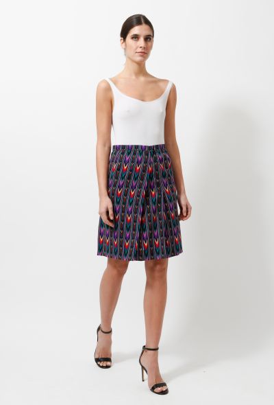                                         '70s Aztec Print Wrap Skirt-2