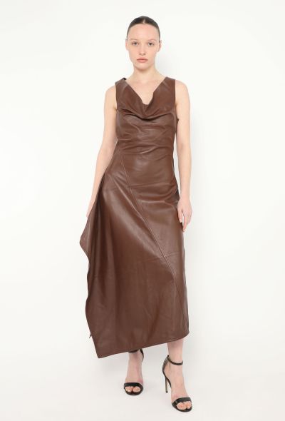 Bottega Veneta S/S 2023 Lambskin Asymmetrical Dress - 1 Bottega Veneta S/S 2023 Lambskin Asymmetrical Dress - 1