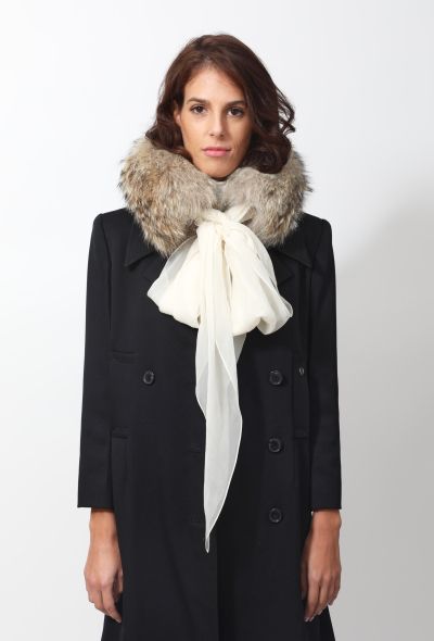 Hermès Vintage Fur Silk Scarf - 1 Hermès Vintage Fur Silk Scarf - 1