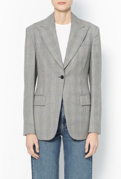                             Calvin Klein F/W 2017 Checkered Blazer - 1