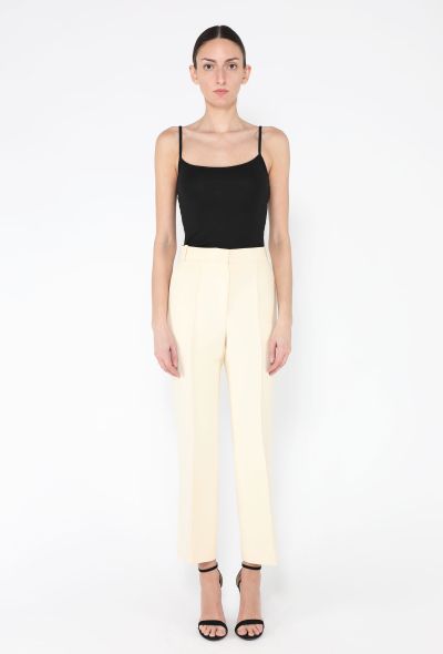 Céline Cropped Wool Twill Trousers - 1
