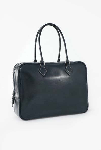 Hermès Bleu Marine Courchevel Plume 32 Bag - 2