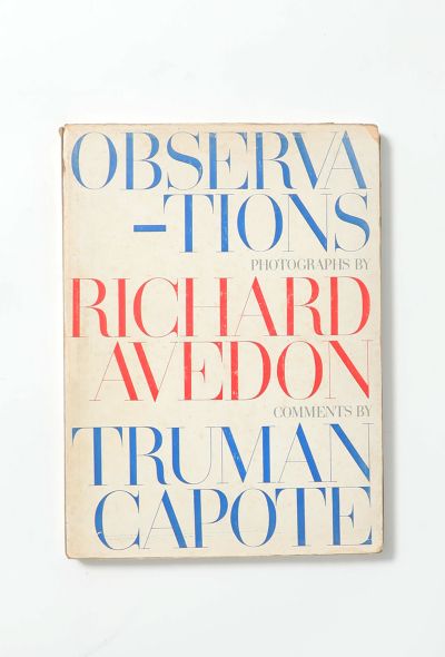                                Observations: Photographs by Richard Avedon